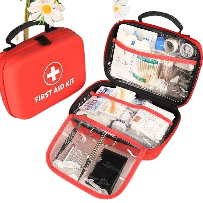 
Customer Hard Smell Proof Small Waterproof Emergency Medical Survival First Aid Kit Eva Case 