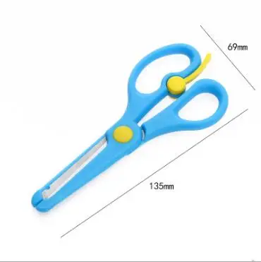 Preschool Training craft paper Children Safety Scissors Toddlers Classroom Beautiful Scissors