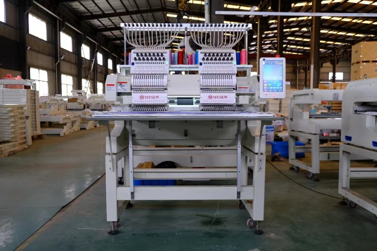 MYSEW MJS1502 15 Needle Double Head Commercial Sample Making Computer Fully Automatic Embroidery Machine
