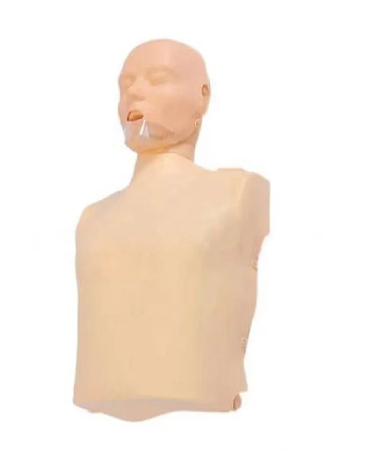 Hot Selling Medical Science Simple Electronic Version  Simulator Half Body CPR Training Manikin With Led Light
