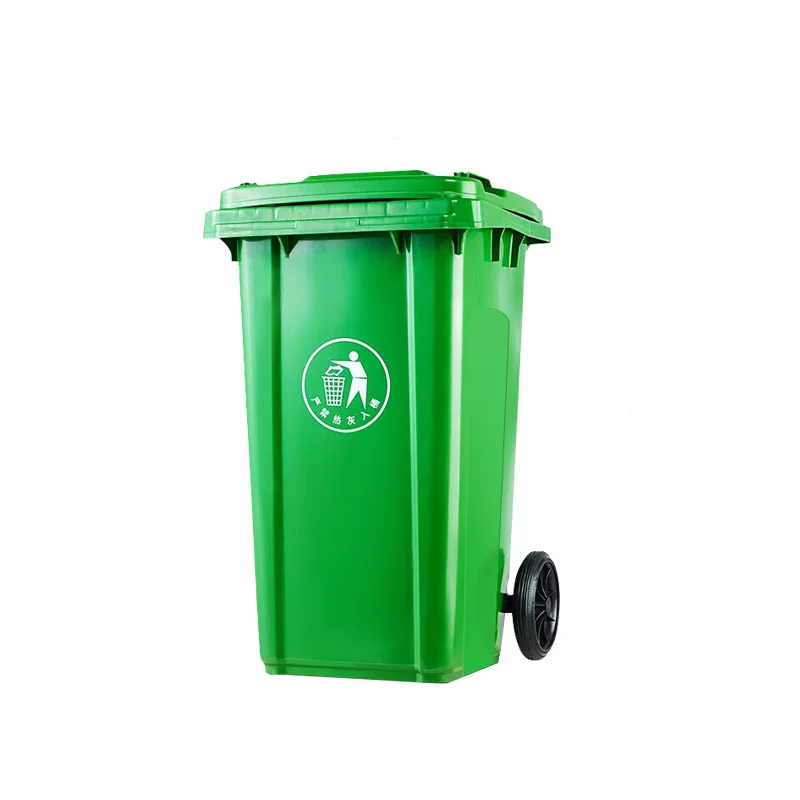 2024 High Quality 240 Litre Recycling Outdoor Wheelie Garbage Containers With Customizable Category Labels