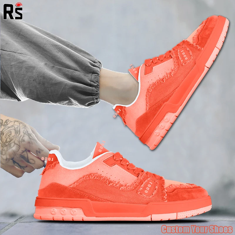 OEM Famous Brands Designer Leather Luxury Tennis Vintage Trainer Custom Logo Basketball Sport Casual Sneaker Shoes For Men