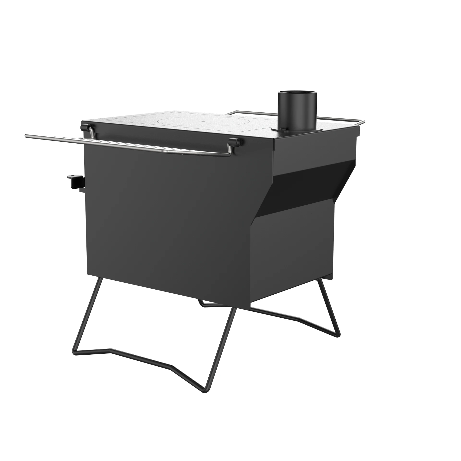 Customize Outdoor Folding Tent Stove Portable Wood Burning Stove BBQ Camping Stove