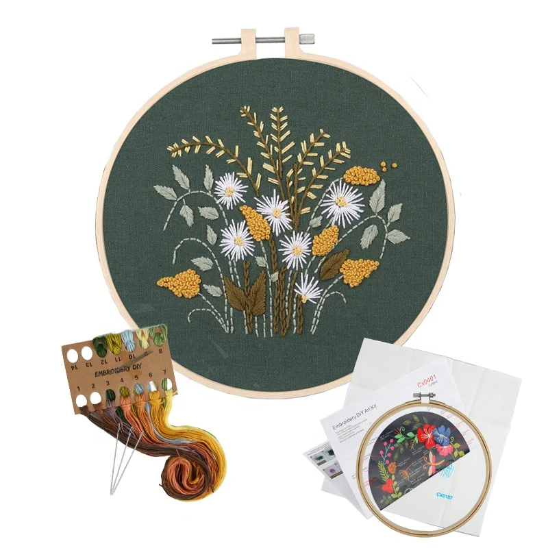 Лидер продаж Набор для вышивки ручной работы рукоделие шитье начинающих наборы «сделай сам»
