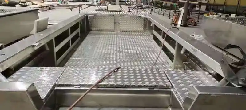  6m high quality aluminum landing craft cargo working boat for