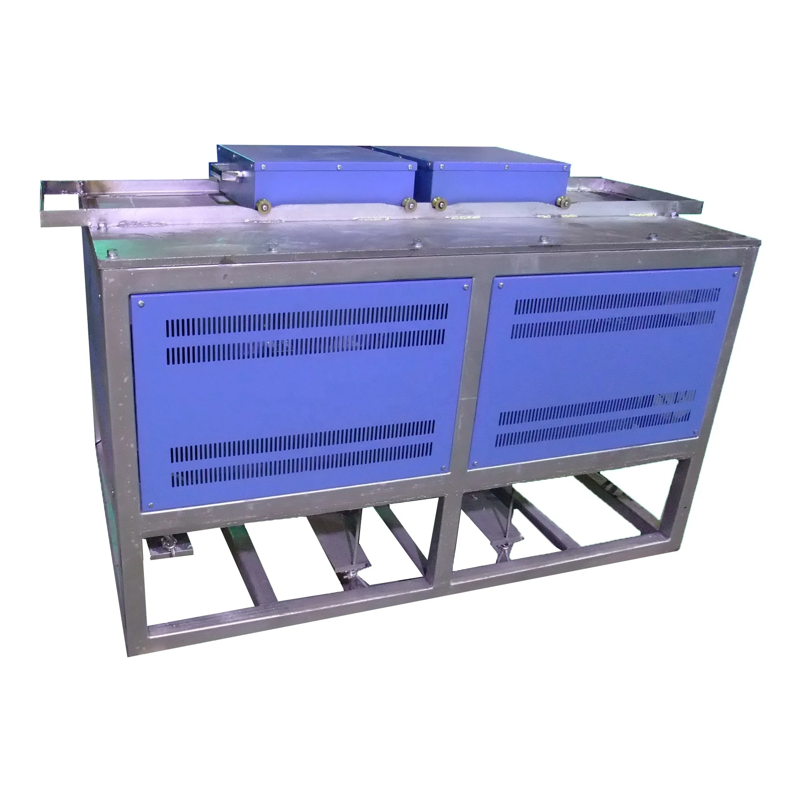 Double crucible electric lifting melting furnace preheating furnace