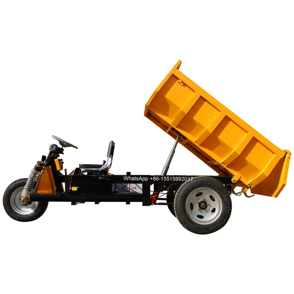 lianke 3 Wheel Dump Load Electric Tricycle/Electric Tractor Mini Dumper/Electric Dumper Tricycle For Cargo