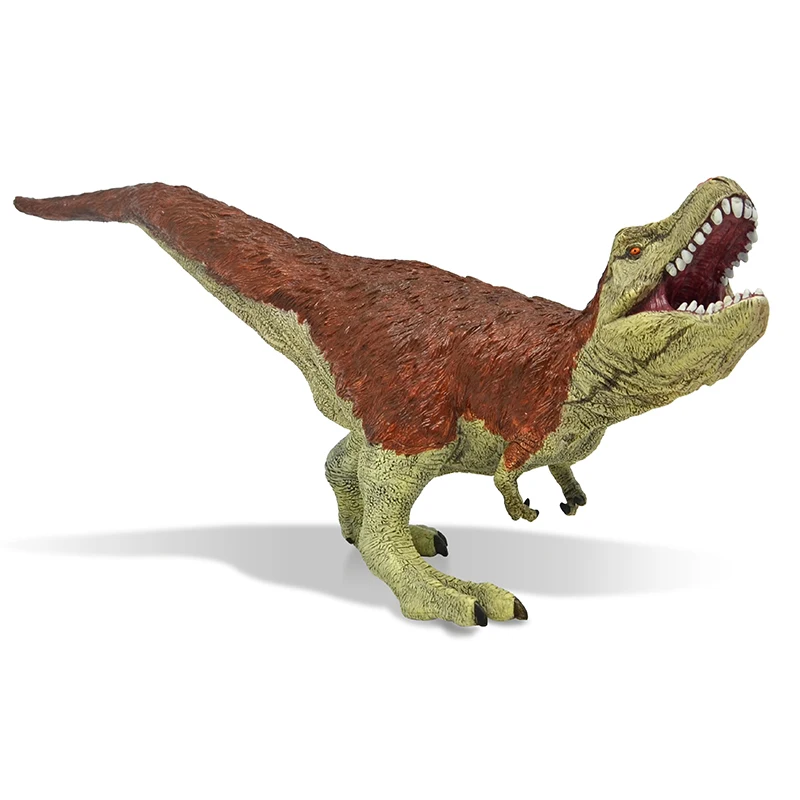 New Jurassic Feathered T-Rex PVC Animals Toy T-rex Action Figures dinosaur crafts Open Mouth Tyrannosaurus Rex Dino Custom