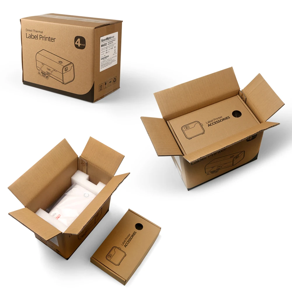 China Thermal Label Printer M4202 Thermal Label Printer for Shipping Labels 4x6 for Amazon, eBay