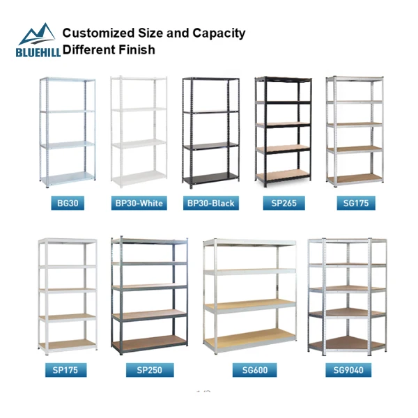 Lagerregal SCHWERLASTREGAL Steckregal Gestell Regal mit 5 слой-Schwarz