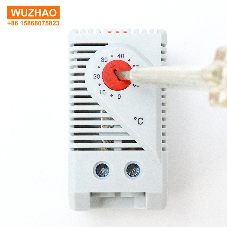 110-220VAC small Din Rail install NC function KTO 011 thermostat for power distribution cabinet