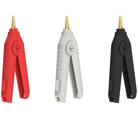 insulated stainless steel Electrical Copper battery Crocodile Plastic Alligator Clip with Boots