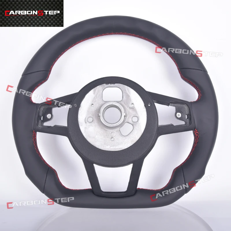 Low Price Leather Steering Wheel In Stock For Audi S5 B8 A5 TTRS B8.5 B7 RS4 A4 B8.5 TT Q3 Q5