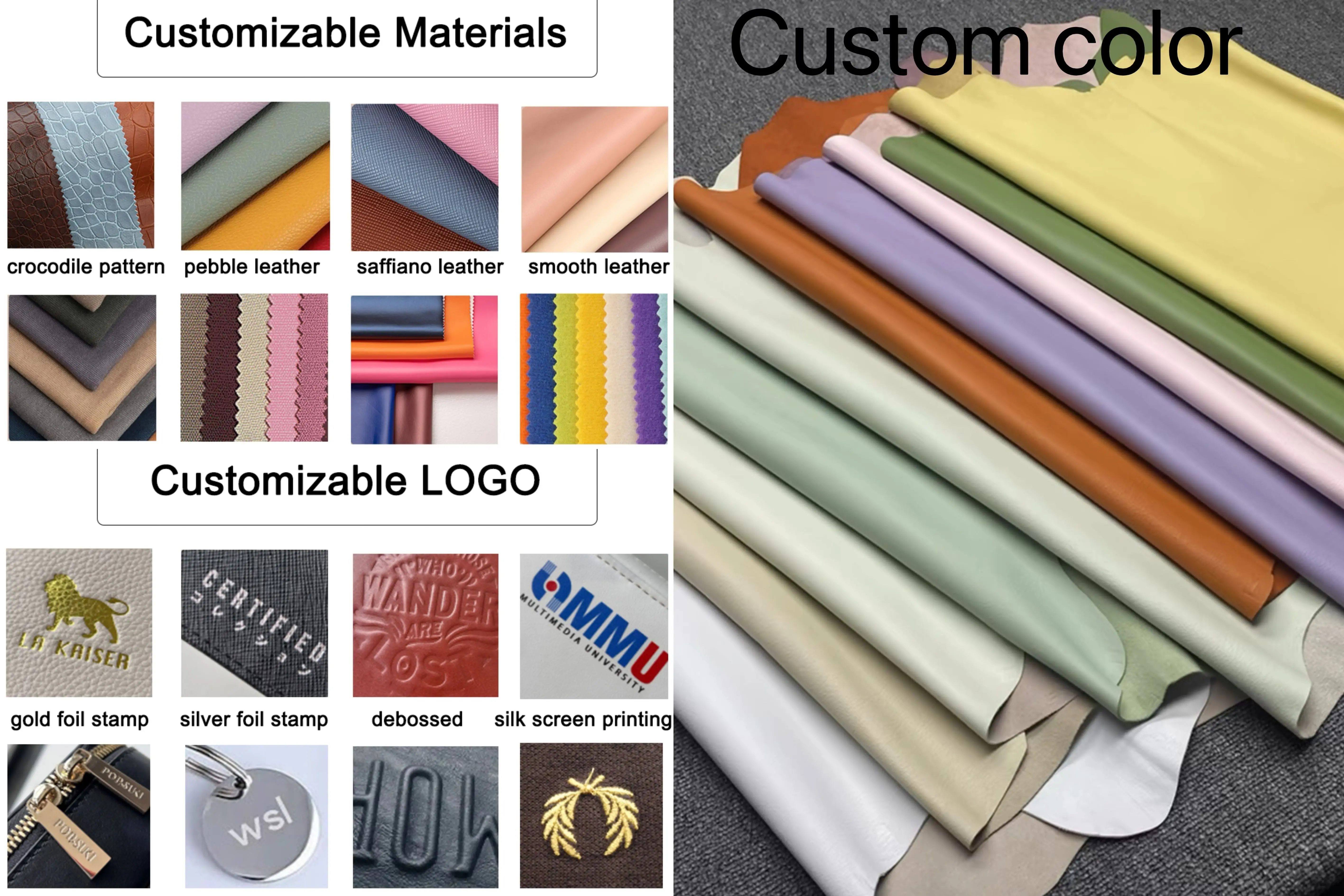 Italian Imported Sheepskin Clutch Vintage Joker Storage Cosmetic Bag with Zipper Closure Fashion Style Leather Shell Bag