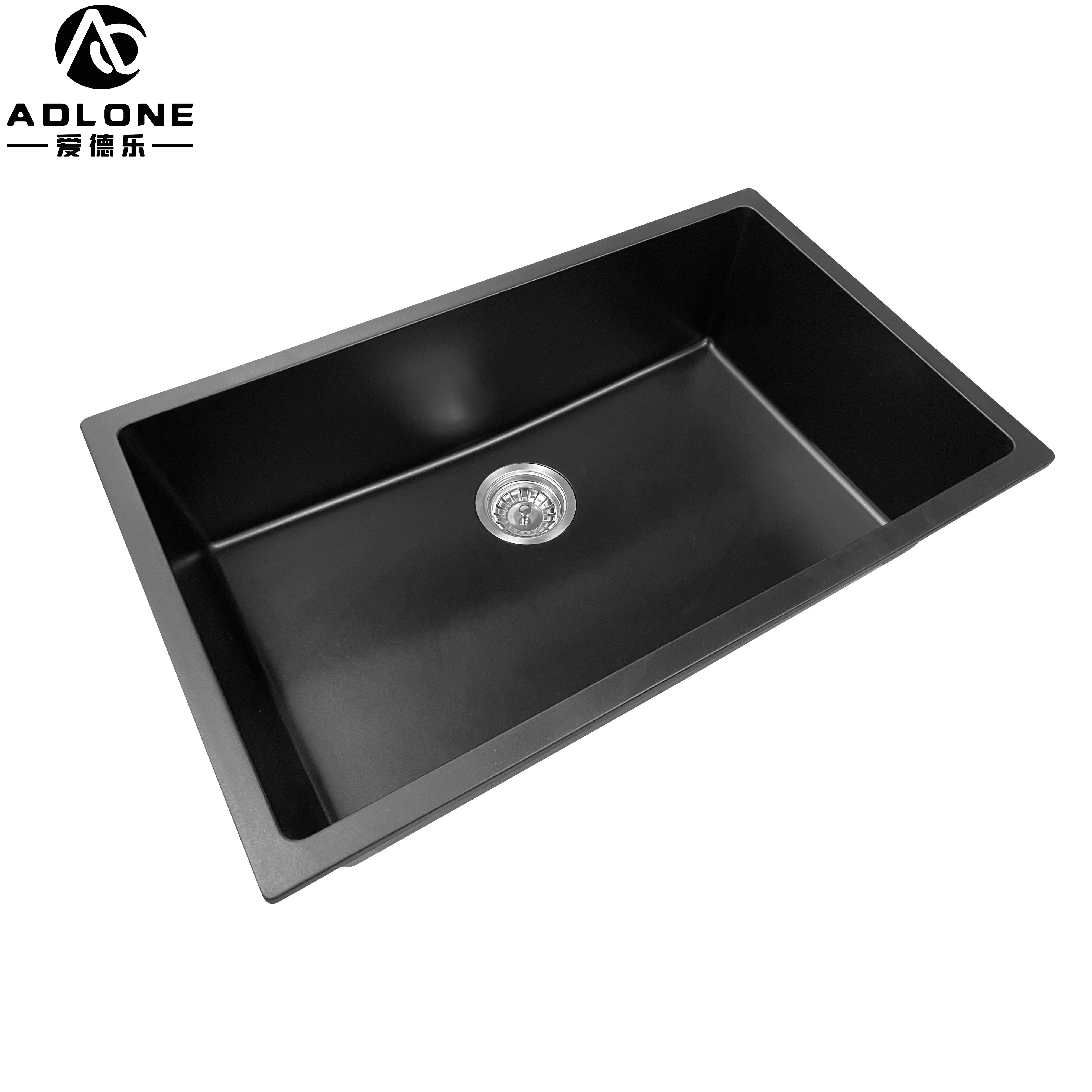 Customized handmade quartz sink marble luxury composite white quartz kitchen sinks
