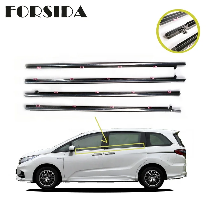 FORSIDA OEM 72910-SLE-003 For ODYSSEY 2009-2014 RB3 Rear Right Window Weatherstrip Seal Belt