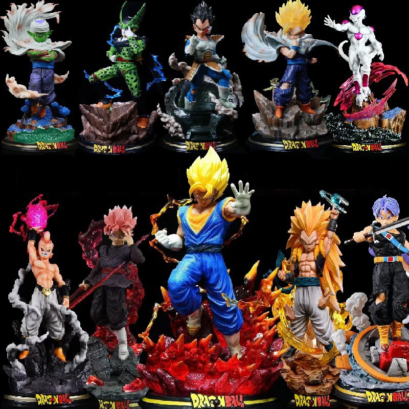 12 видов хорошее качество T Rex драгонированный шар Goku Vegeta сотовая Frieza Majin Buu стоящая аниме мультяшная модель игрушечная фигурка из ПВХ