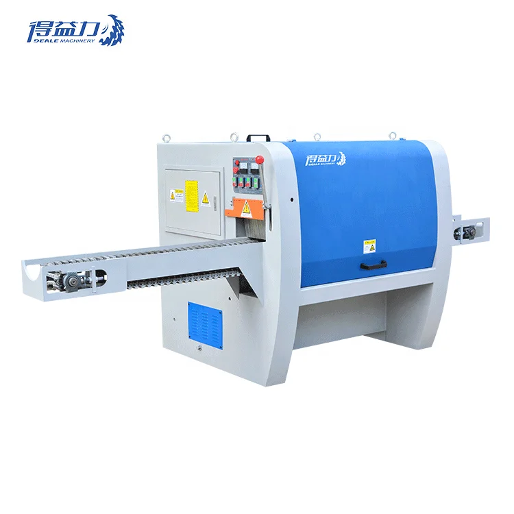 DEALE automatic log multi blade rip effective woodworking mills sawmill multiple wood cutting circular timber saw machine