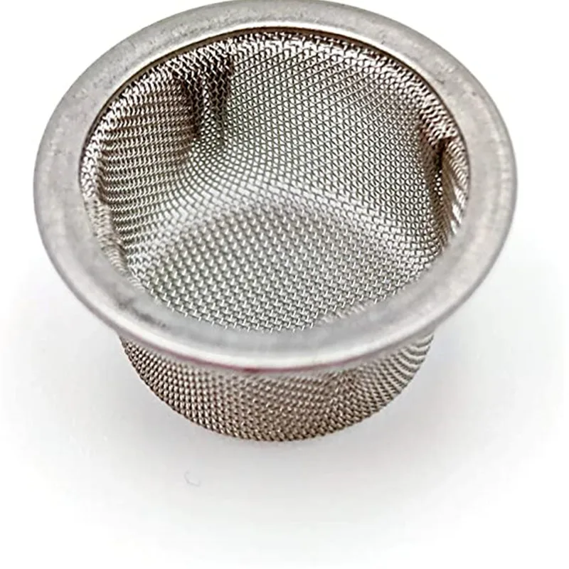 6mm 12mm 15mm 20mm Stainless steel cone piece tobacco screen mesh smoking filter cap for tubes