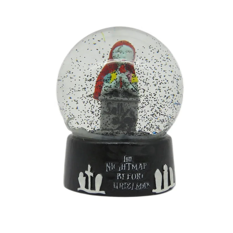 100mm Resin Sally Snow globe for  Halloween