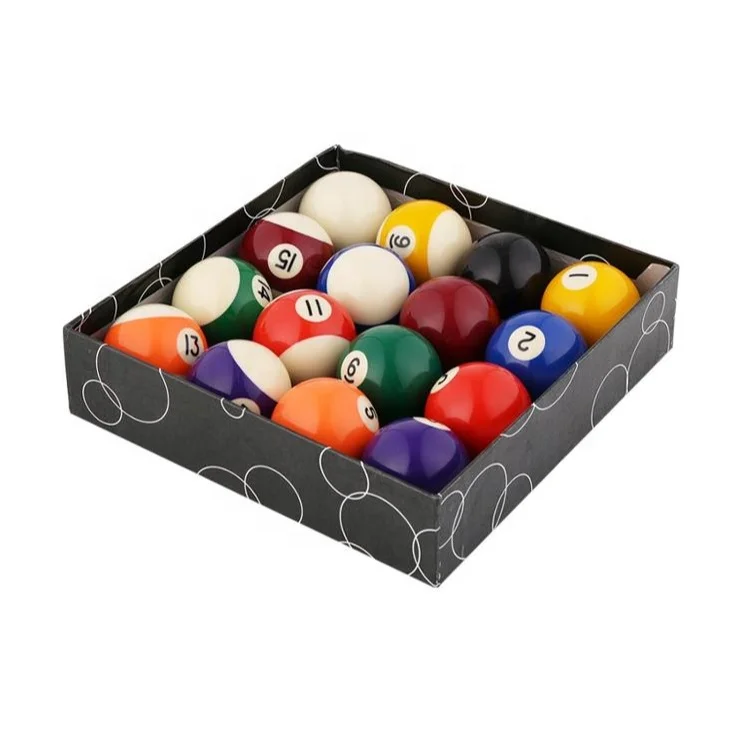 
High quality 16 pcs pool balls billiard balls 52.5mm 