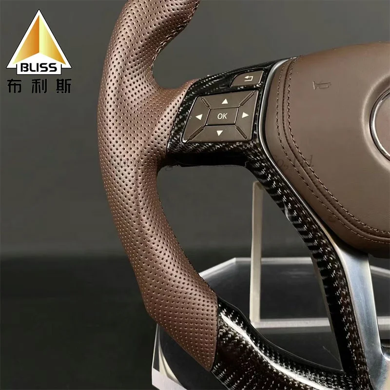 Steering Wheel Racing Car Steering Wheel Cover Leather Steering Wheel Gaming Locks For Mercedes-Benz G350