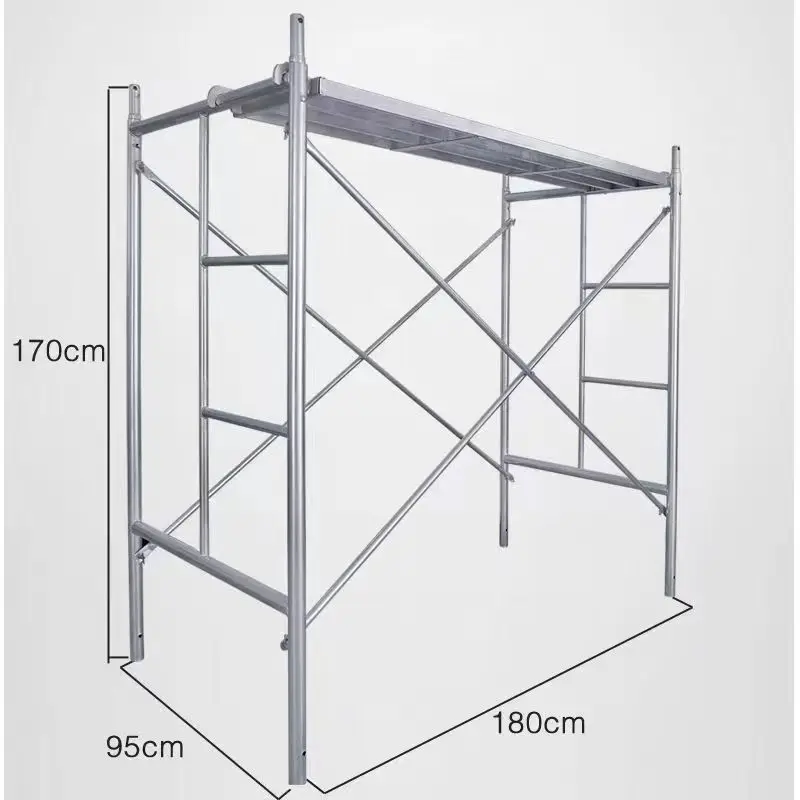 echafaudage--metallique Portable Galvanized Steel Ladder Frame Scaffolding System Mobile Frame Scaffolded