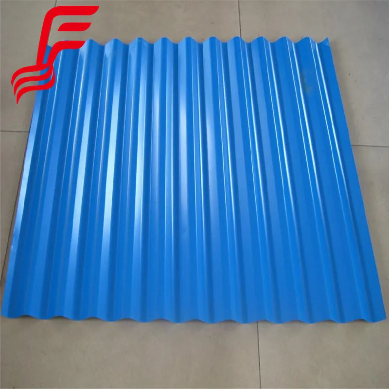 FRST! Colored PPGI Corrugated Zinc Roofing Sheet Price Per Ton Trapezoid Ppgi Roof Color Coated Roofing Sheet