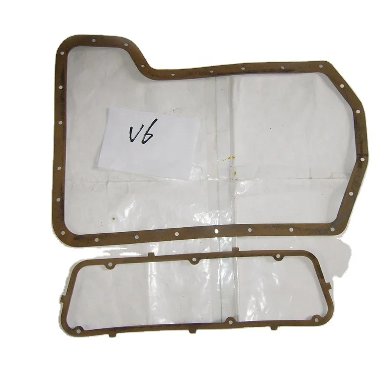 powerstroke oil pan gasket for FORD V6 cars full set with engine valve cover gasket NBR