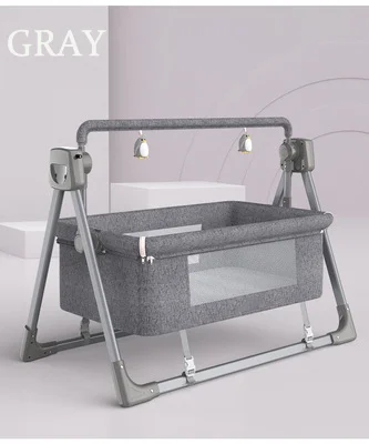 Good Quality New Born Baby Cribs For Swing  Baby Bed Electric Crib Automatic Swing Cradle