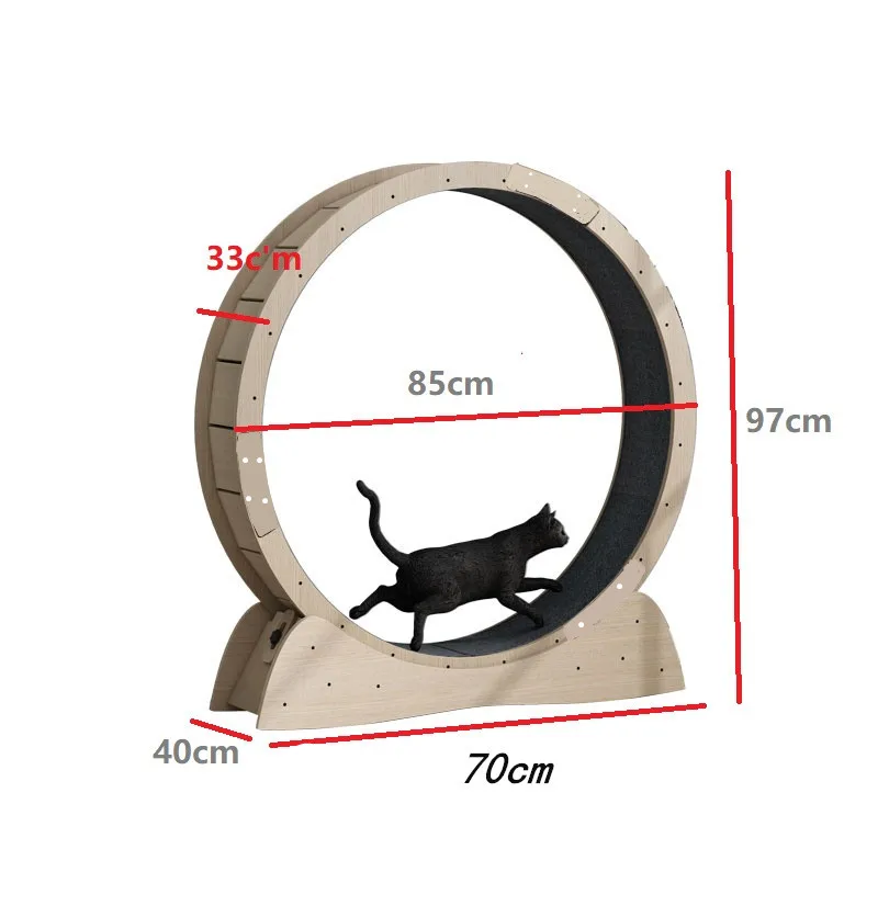 Wholesale Pet Sports Fitness Cat Toy Solid Wood Multi-Layer Pet Treadmill For Cats