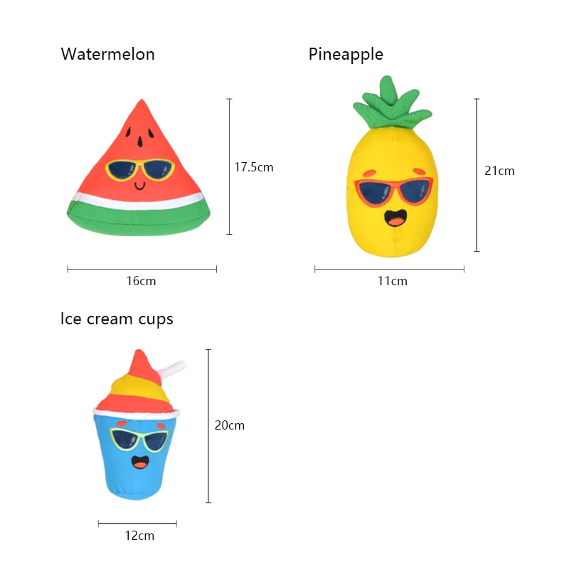 Oem Various Bite Resistant Durable Recyclable Cotton Pet Dog Toy Corn Plush Squeak Teething Chew Toy For Aggressive Chewers