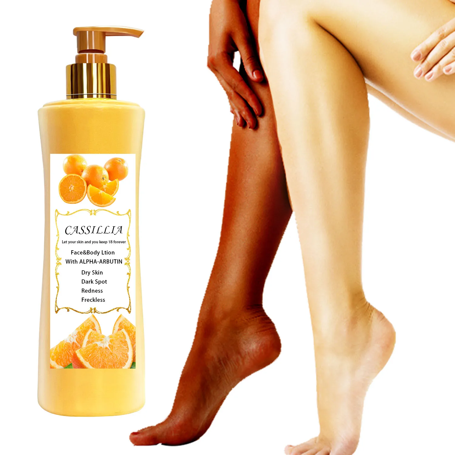 Manufacture Moisturization Lightening Whitening Anti Oxidation Body And Face Lotion With alpha arbutin