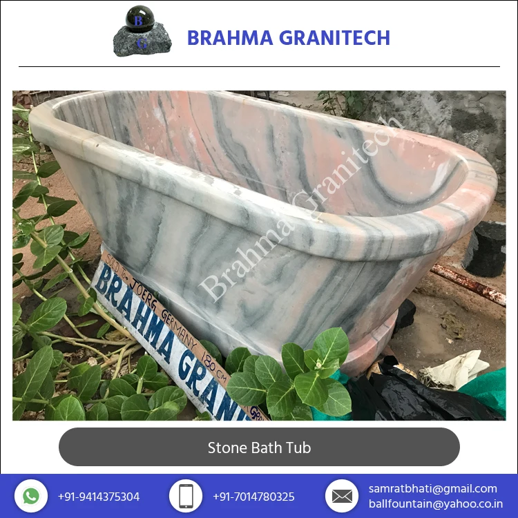 Artificial Design Natural Marble Stone Bath Tubs at Sale