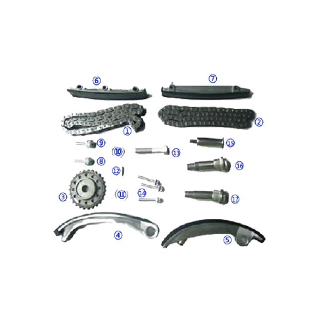 Timing chain kit used for Opel Z22SE 2.2L Astra G /Mk Iv 03/01-01/05 /Speedster 09/00- Zafira 09/00 - 06/05