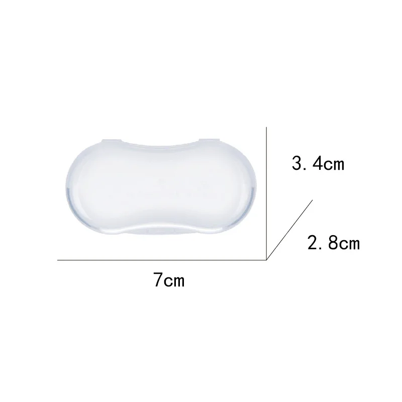 Baby Finger Toothbrush With Transparent Sust Box Baby Toothbrush Food Grade Silicone Finger Toothbrush For Baby Kid Wholesale