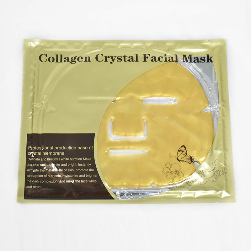 China Manufacturer OEM Face Care Non-toxic 24k Gold Collagen Crystal Face Mask