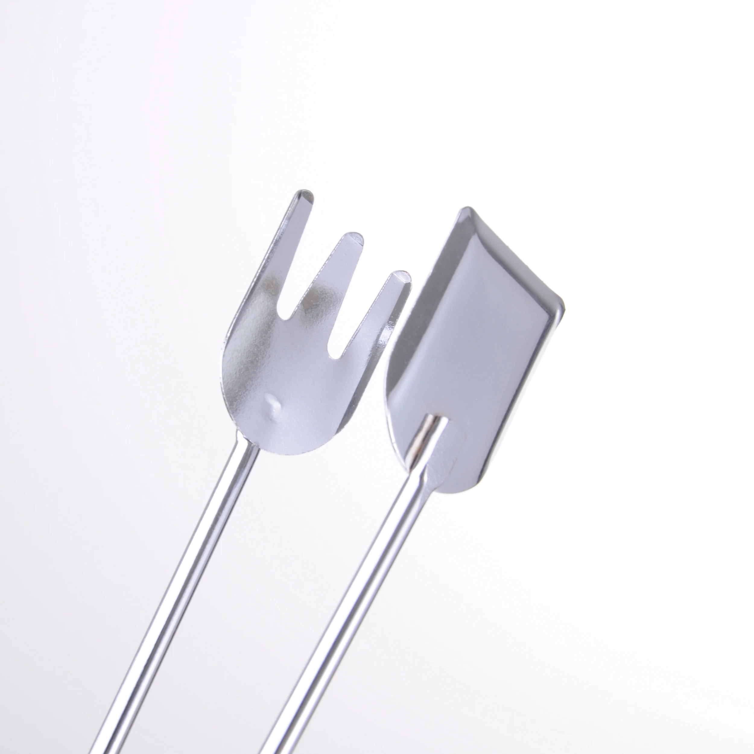 Cooking Food Tong, Barbecue Bread Scissors Clip,stainless Steel Tools Metal Food Processor BBQ Coconut Bowl Set 2 2 Per Kit