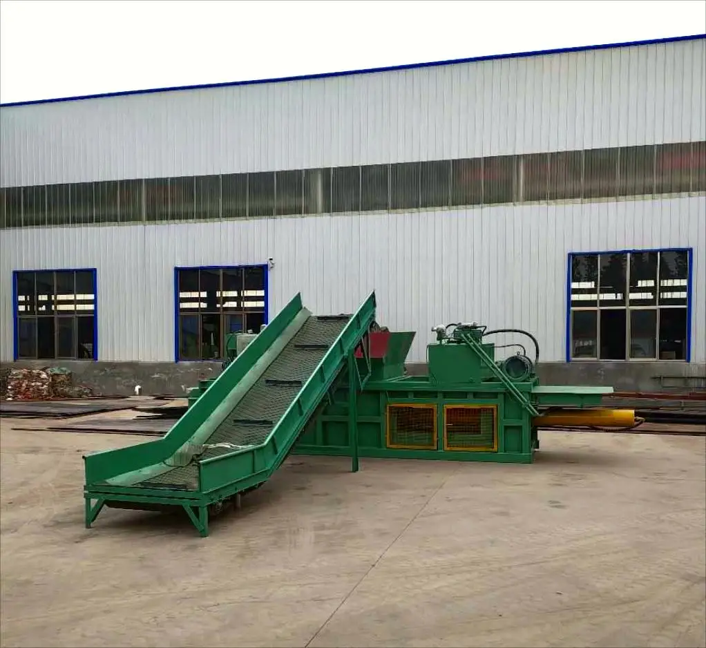 Automatic Metal Hydraulic Baler 125 Tons of Scrap Metal Compression Baler for Sale