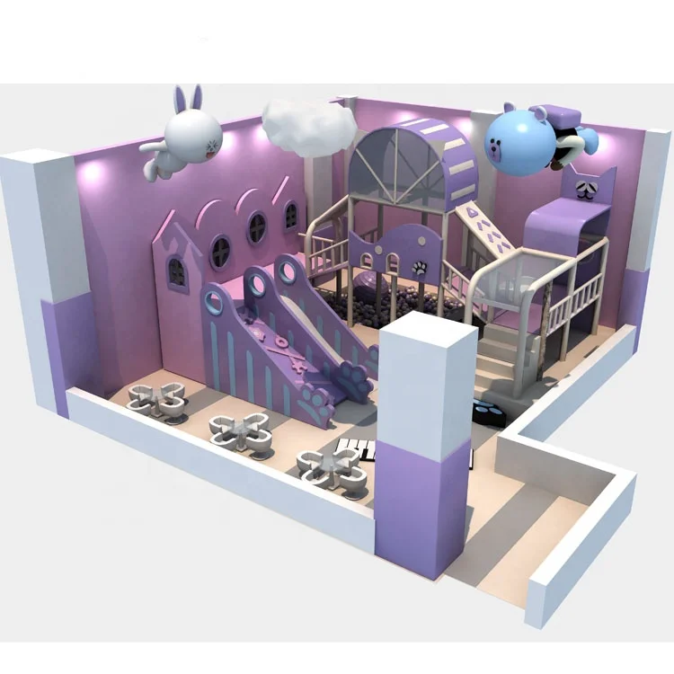 Kids Indoor Tunnel  Amusement Parks For Children Modern Indoor Playground Games