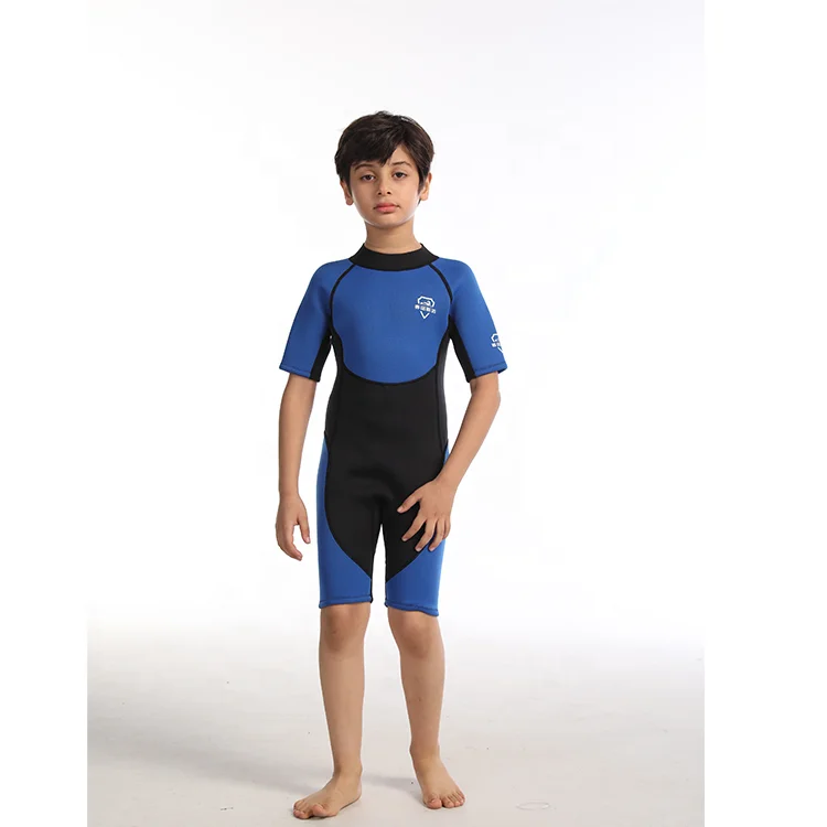 Cheap Personalized 2Mm 5Mm Red Beach Wear For Kids Swimming Suit Front Zip Surfing Neoprene Wet Suit Diving Wetsuit