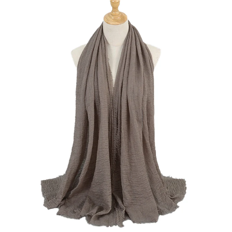
Unique Hijab Styles Scarf Women Hijab Cotton Winter Scarf Shawl Big Scarf For Muslim Woman Hijab 