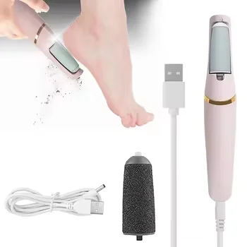 Electric Pedicure Foot Callus Tool File and Healing Tissue Remover Electric Foot Grinder Pink