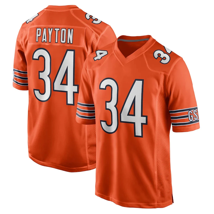 Оригинальная 1:1 Американская Футбольная майка мужская Chicago Bears D.J. Moore NK темно-синяя командная цветная игра Регби Джерси регби одежда на