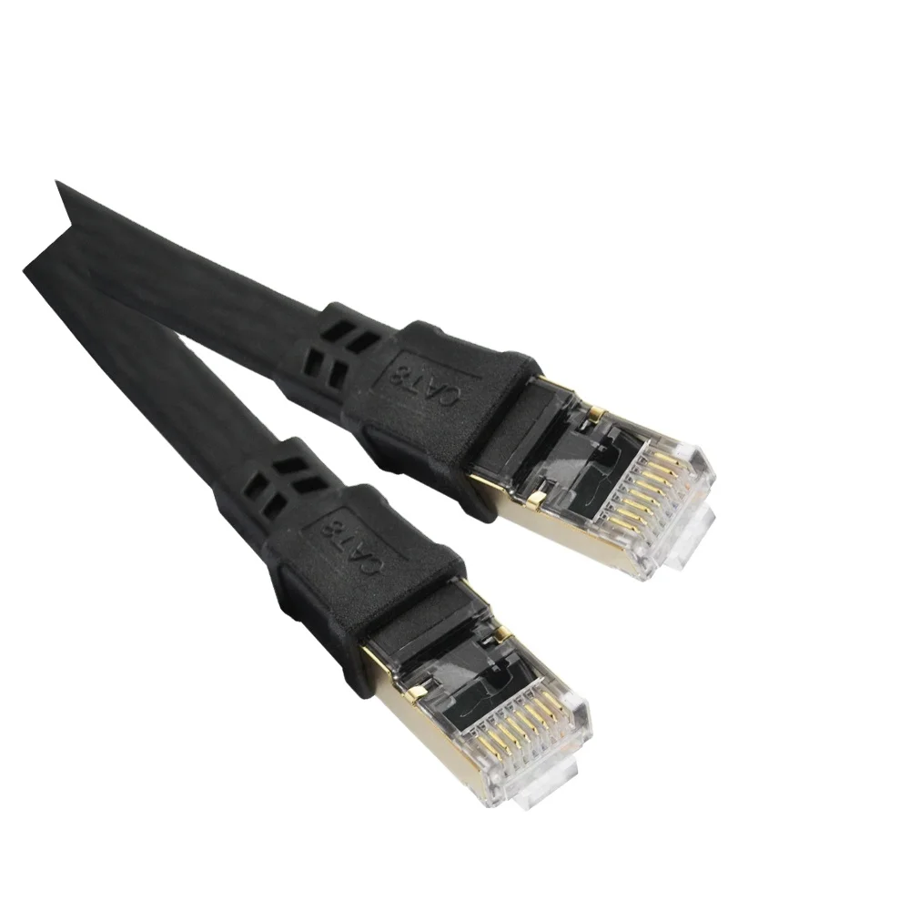 Cat 8 RJ45 Connector 8P8C plug Ethernet Cable Switch Cat8 Standard Ethernet Patch Cord