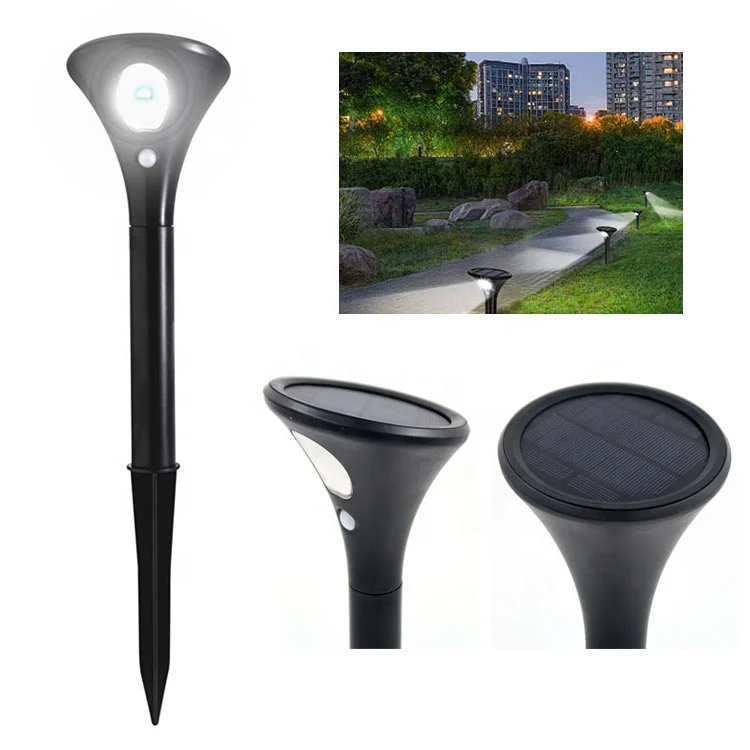 Courtyard Solar Lamps Run Up to 120 hours IP65 Landscape Outdoor Solar Energy Spotlights Solar Garden Lights with Motion Sensor