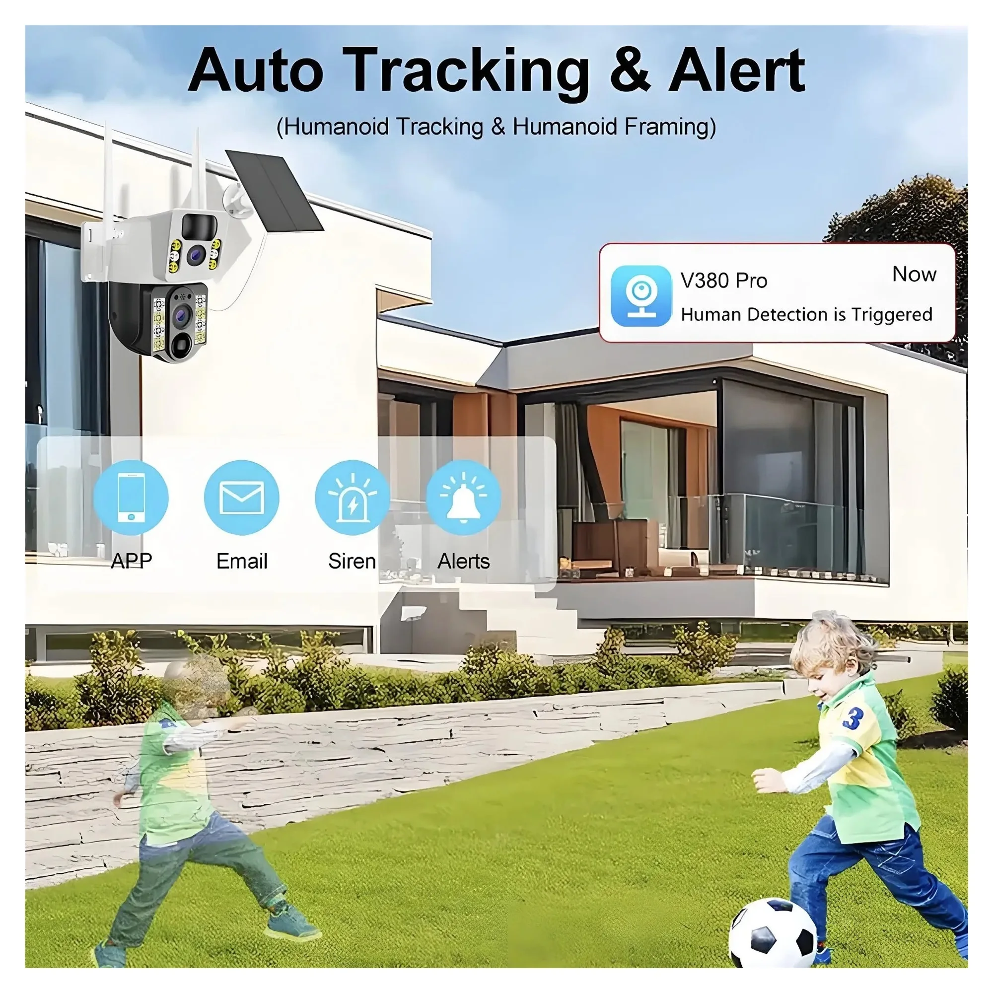 Senhuo 4K 8MP wireless outdoor Wifi solar camera 4G Sim card monitoring dual screen waterproof panel IP video CCTV