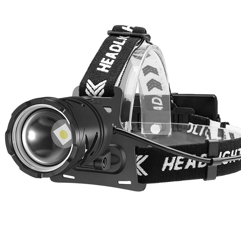 Super Powerful Zoomable Headlamp 3*18650 Type-C USB Hunting Headlight XHP70 30W LED Head Lamp Waterproof Head light Fishing lamp