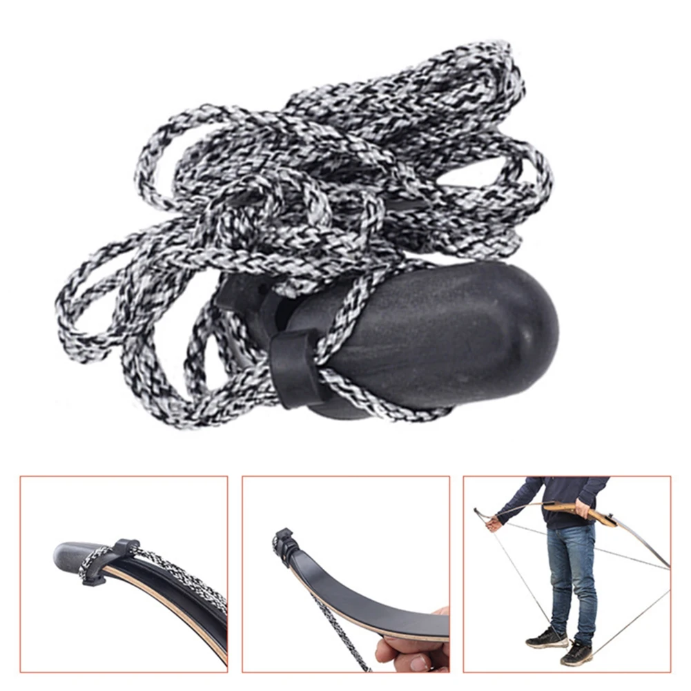 Archery Bow Stringer Hunting Traditional Recurve Bows Limbsaver Tip Nylon Material Change Bowstring Portable Equipment