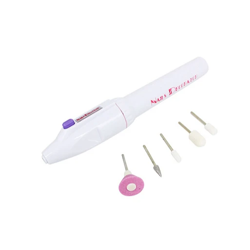 Custom logo Mini electric Nail sharpener Including 5 grinding heads Portable nail Grinding machine